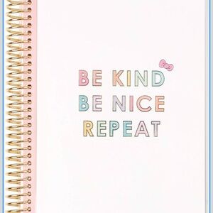Pastel Motivational Notebook with Gold Spiral Erin Condren